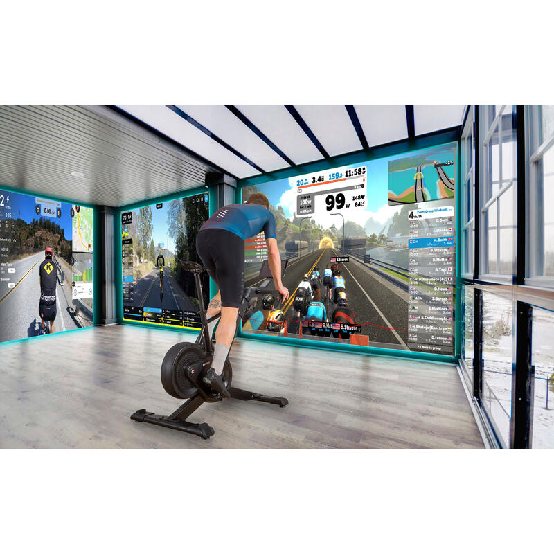 Smart bike Exercycle H9365 - realistisch, stil en verbonden ZWIFT + Apps