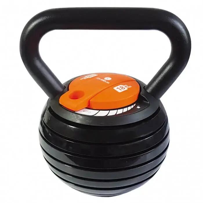 Adjustable Kettlebell 4–18kg SCHWARZ compact 27cm