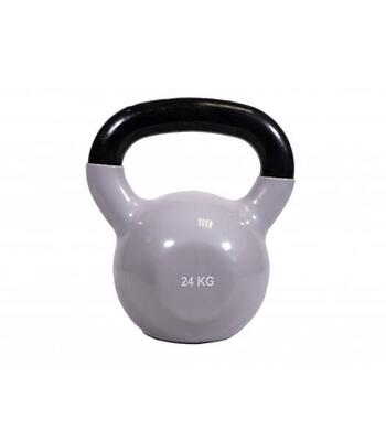 Kettlebell Sveltus 24 kg vinile con maniglia in ghisa