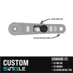 Wattmérő Powercrank Custom Shimano XT