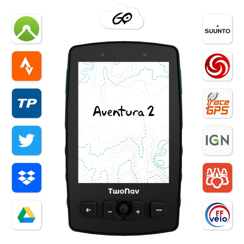 GPS Aventura 2 Plus Blau TwoNav