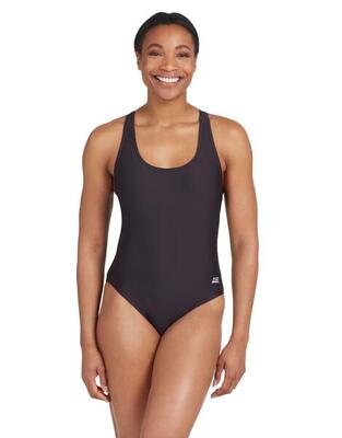 Zoggs coogee sonicback ecolast badpak - zwart - maat 42