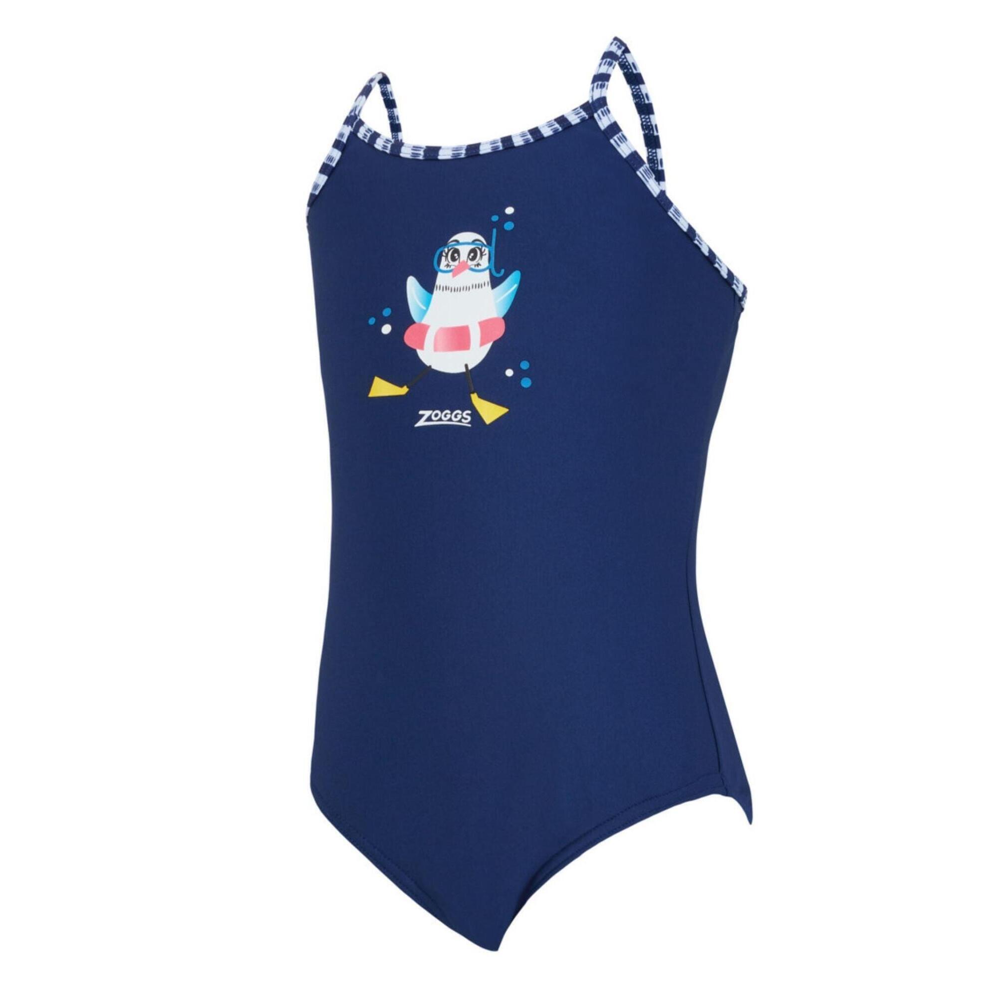 ZOGGS Zoggs Tots Girls Little Gull Crossback Swimsuit