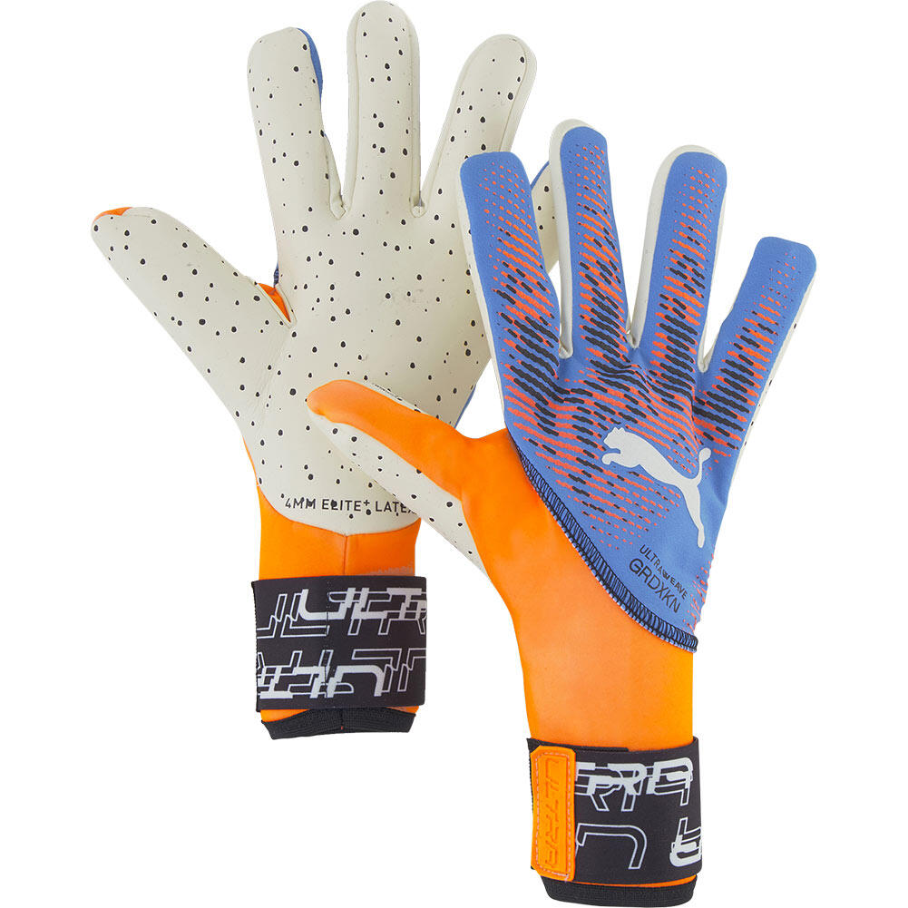 Puma - Gants De Gardien De But Puma Ultra Ultimate1 Nc - Gants De Gardien - Bleu|orange - 8 À 10 Ans - Decathlon