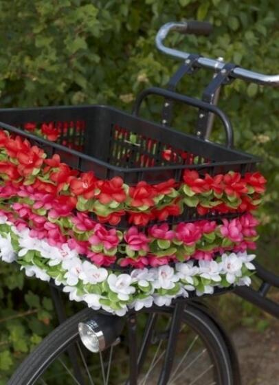 Basil Flower Garland - bloemenstreng - fuchsia 2/2