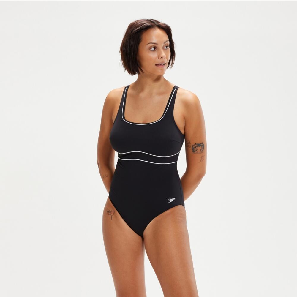 Speedo - Maillot De Bain Speedo Nouveau Contour Eclipse 1pce Femme - Maillot De Bain 1 Pièce - Noir - 38 S - Decathlon