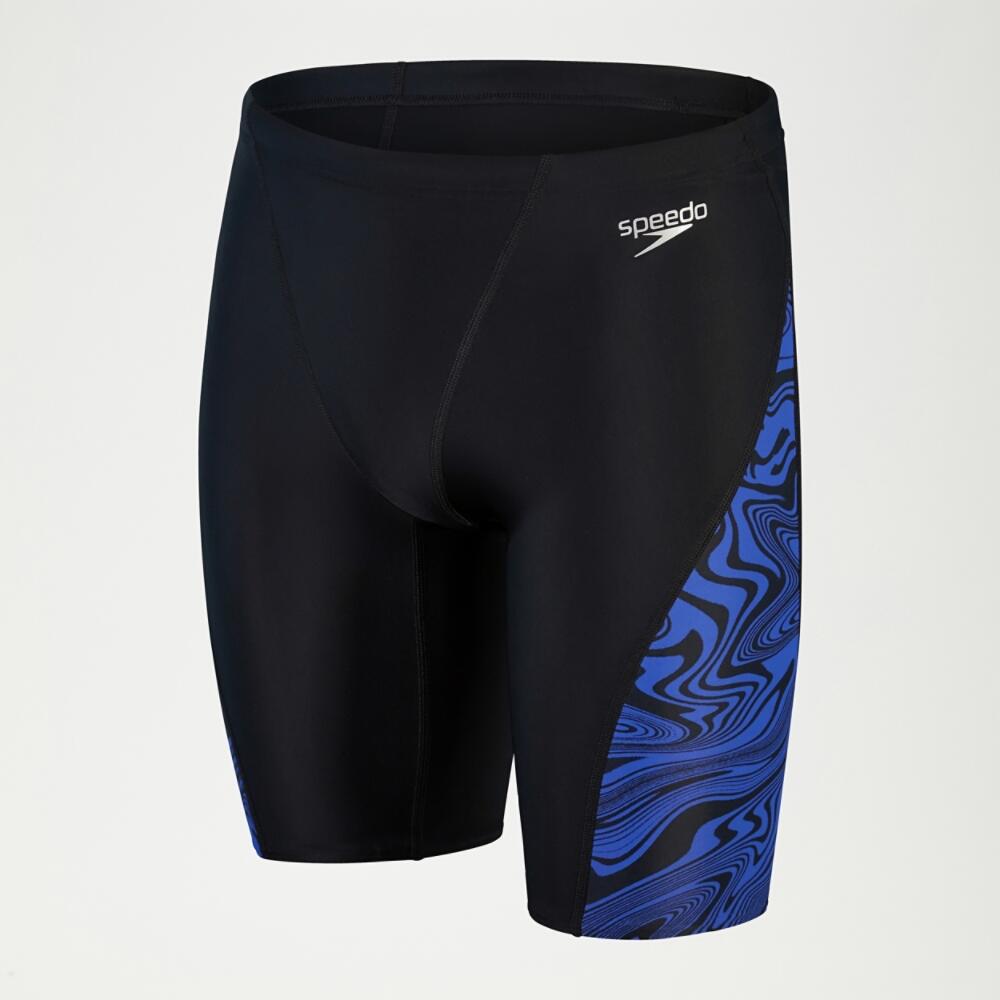 Mens Allover V-Cut Jammer - Black 3/7