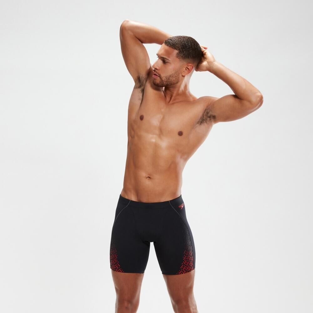 SPEEDO Mens ECO END+ PRO Mid Jammer - Black