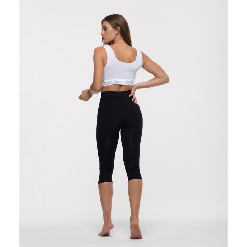 Mallas leggings capri Noche sin costuras con fibra Emana 160 den Nina