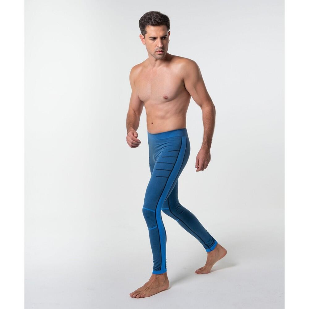 Calças Justas Cardio Training Homem Azul Anaissa 5/5