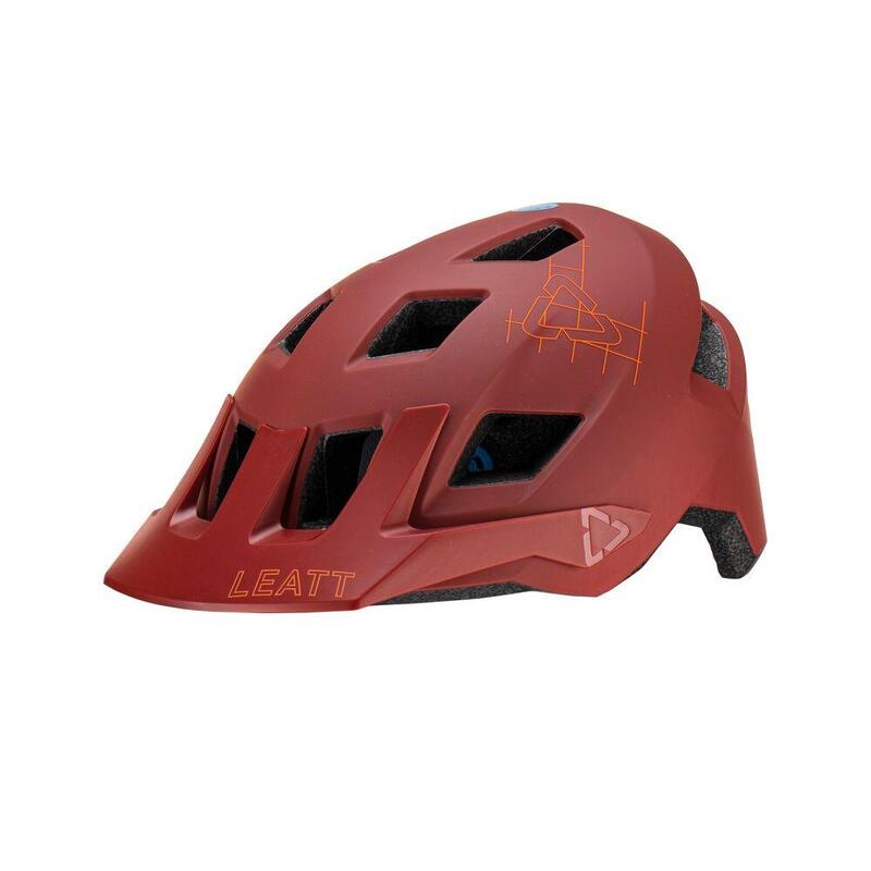 Casco ciclismo Uomo Mtb 1.0 All Mountain Rosso