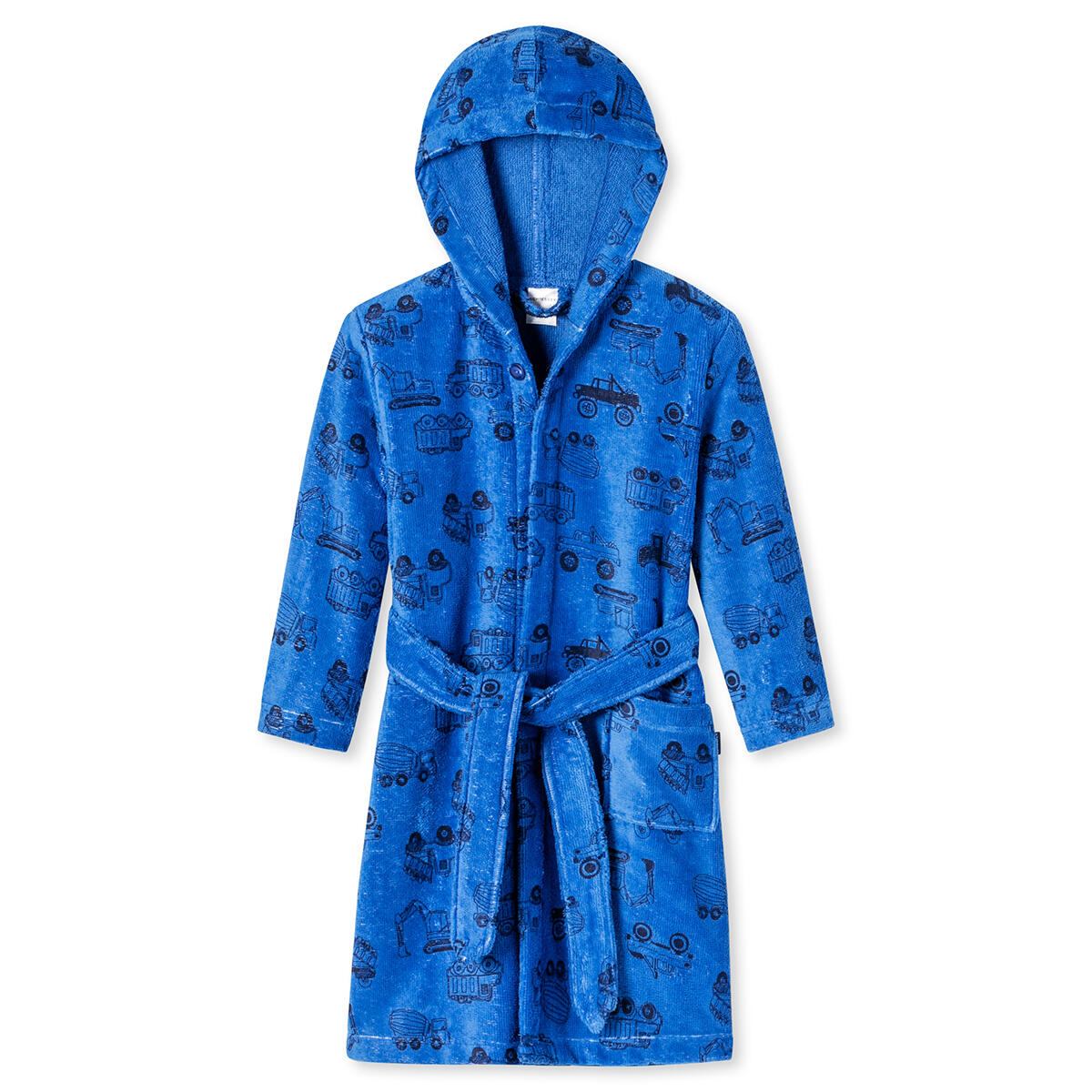 Schiesser - Peignoir Enfant - Basic - Peignoir De Bain - Bleu - 18 Mois - Decathlon