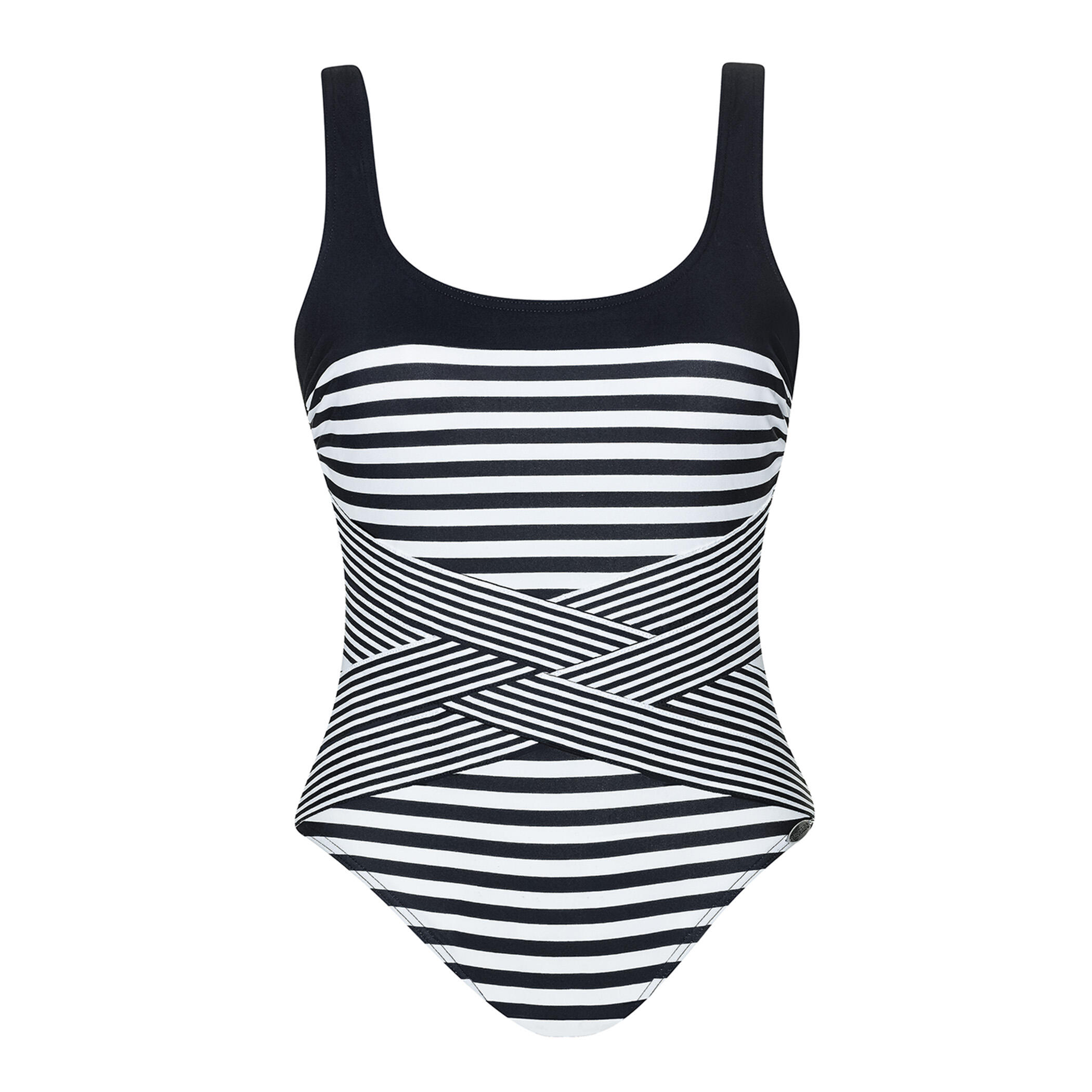 Sunflair - Maillot De Bain Femme - De Natation Basic - Maillot De Bain 1 Pièce - Noir - Taille Unique - Decathlon