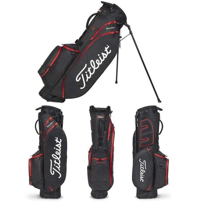 TB23SX2A-006 - 2023 PLAYERS 4 "STADRY" GOLF STAND BAG - BLACK