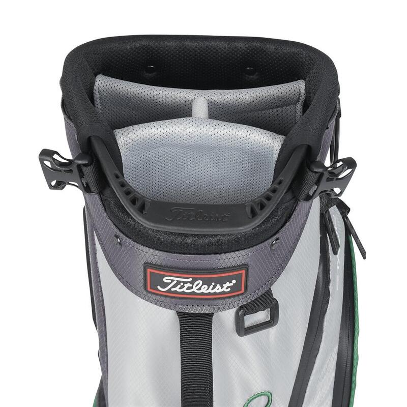 TB23SX2A-232 - 2023 PLAYERS 4 "STADRY" GOLF STAND BAG - GREY/GREEN