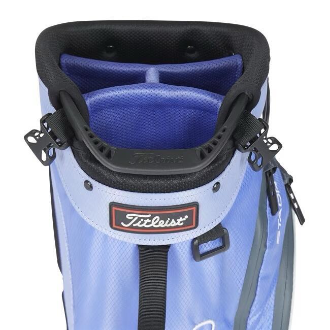 TB23SX2A-515 2023 PLAYERS 4 "STADRY" GOLF STAND BAG - BLUE/WHITE