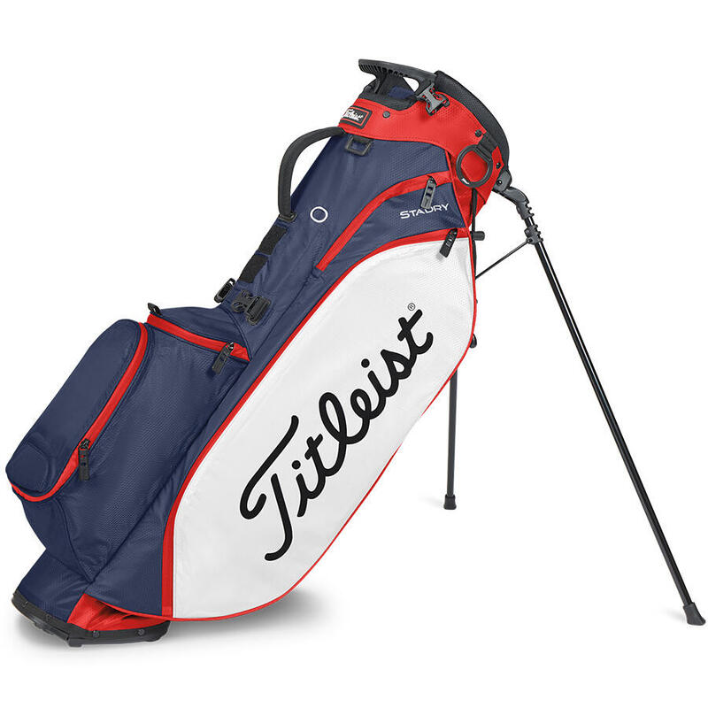 TB23SX2A-416  - 2023 PLAYERS 4 "STADRY" GOLF STAND BAG - WHITE/NAVY