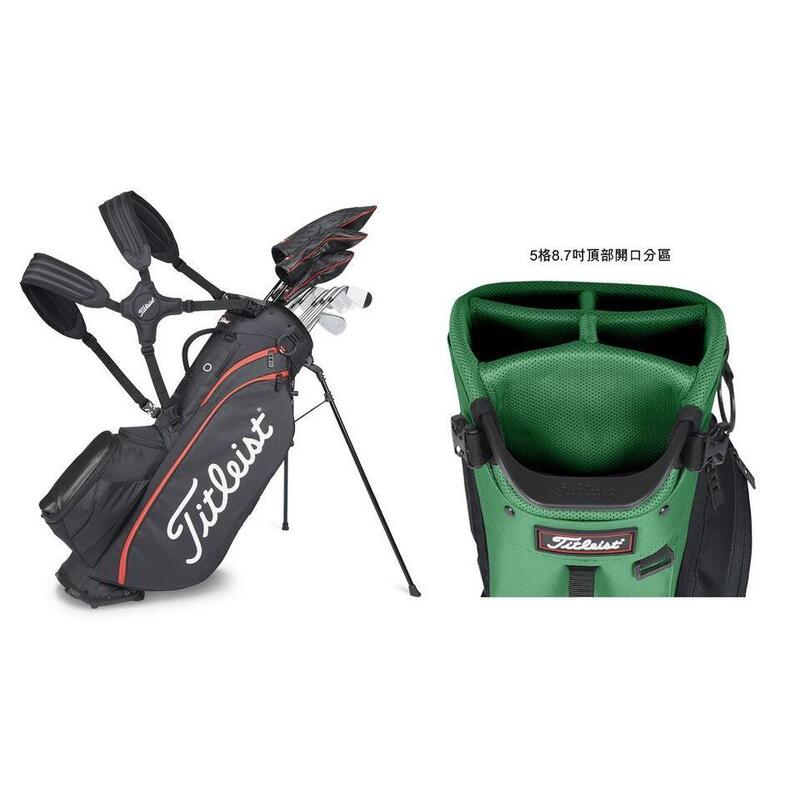 TB23SX8A-302 - 2023 PLAYERS 5 GOLF STAND BAG - GREEN/GREY