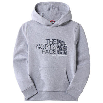 Hoodie drew peak grijs - 7x55-dyx