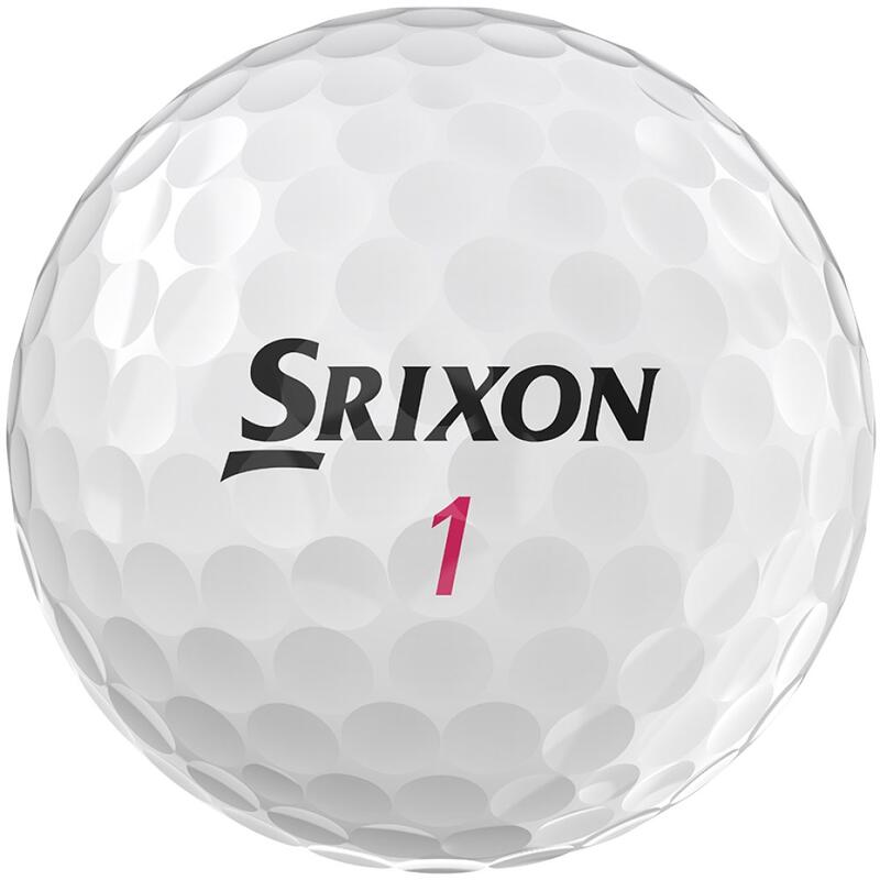 Caja de 12 Pelotas de golf Srixon Soft Feel Ladies Soft Blanco New