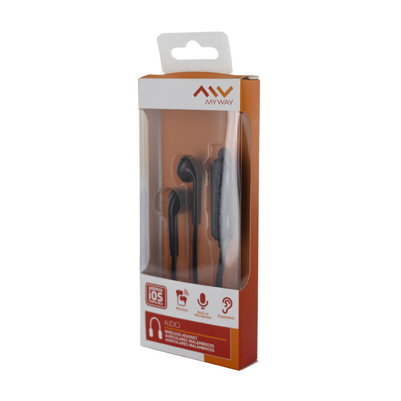 Myway auriculares estéreo Bluetooth negro