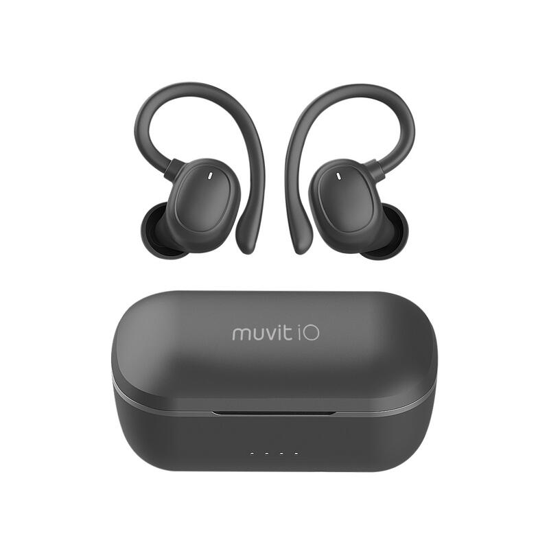 muvit iO Auriculares Smart True Wireless Sport ENC negro