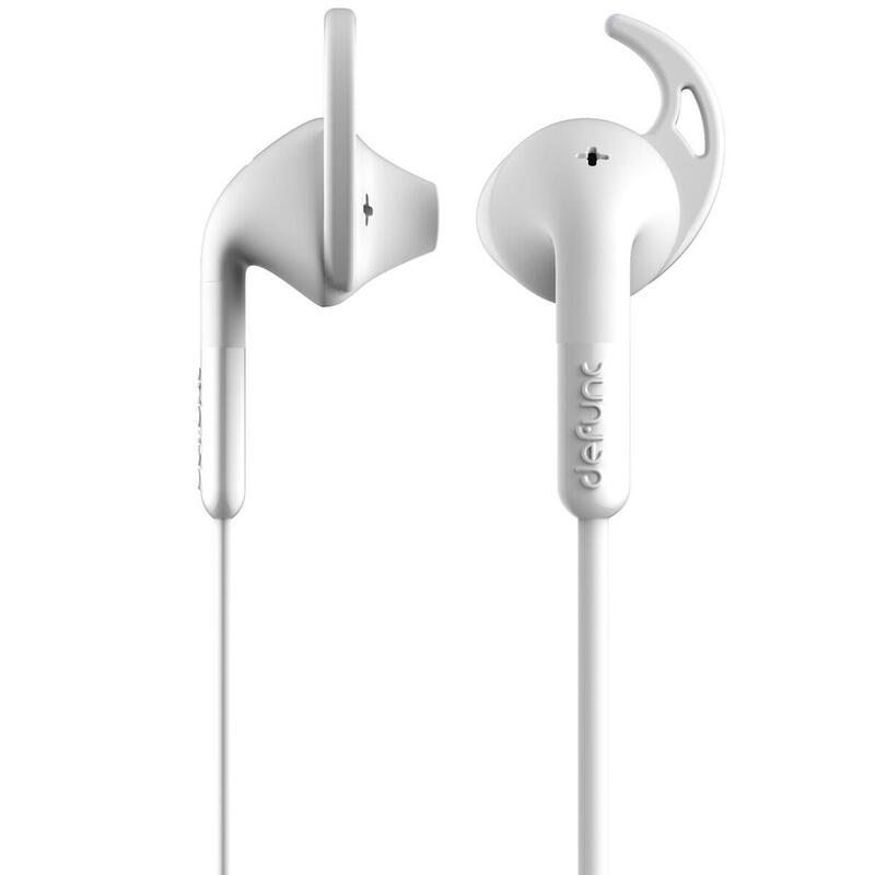 DeFunc +  SPORT auriculares con cable jack 3,5 mm blancos