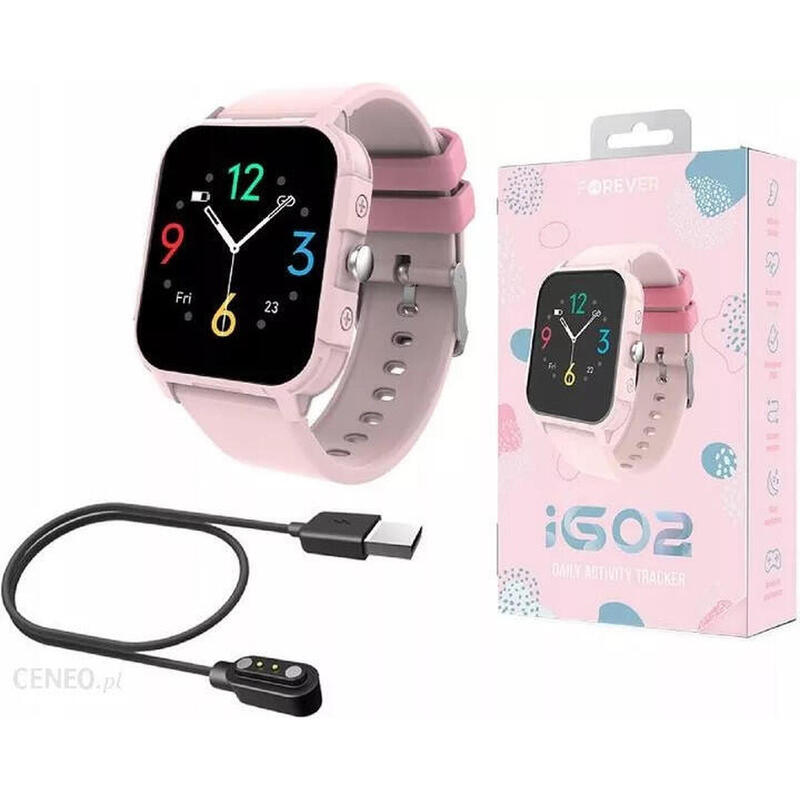 Relógio Smartwatch Forever IGO 2 JW-150 cor-de-rosa