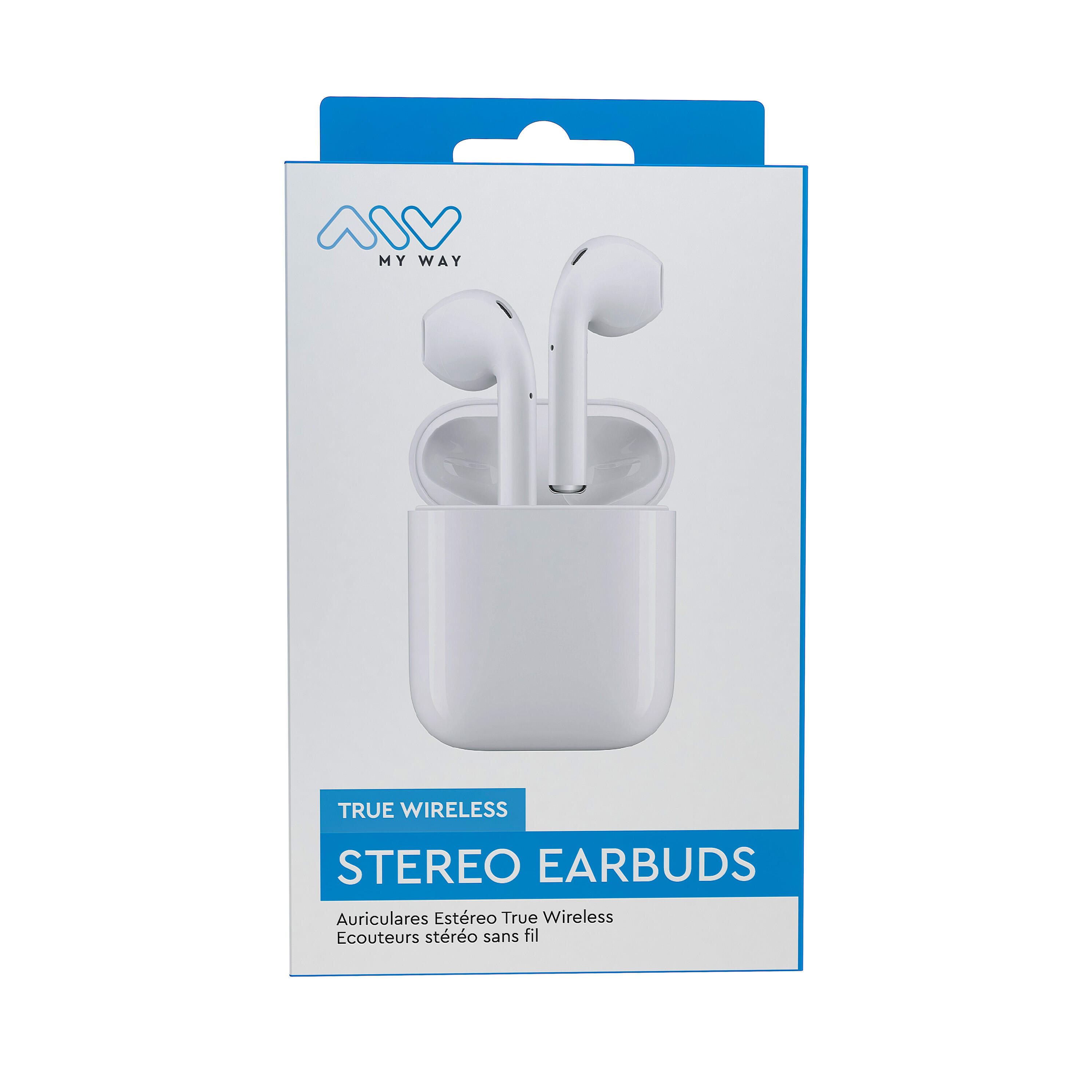 Myway auriculares estéreo Bluetooth touch control blancos 7/7