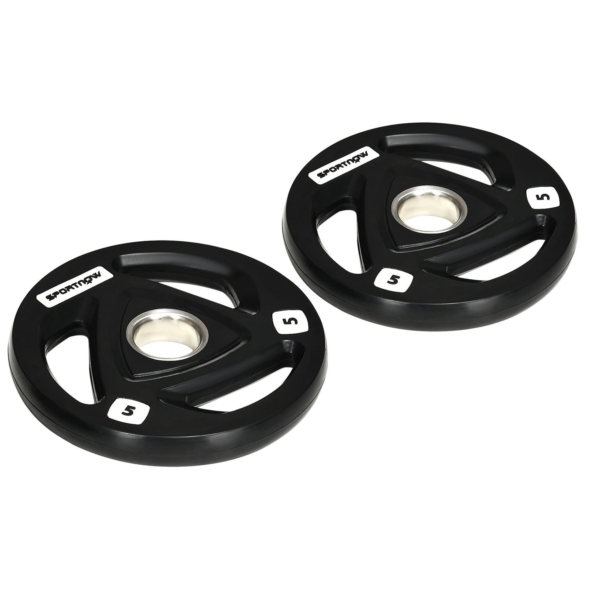 Discos de musculação sportnow 24x24x3,5cm preto