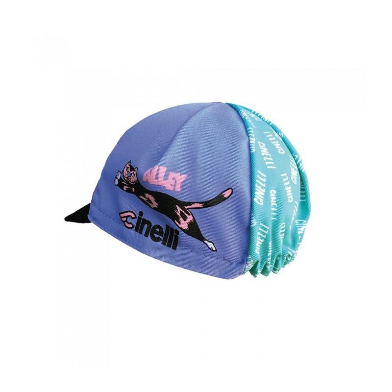 Gorra Ciclismo Cinelli diseño Gato Callejero 3/5