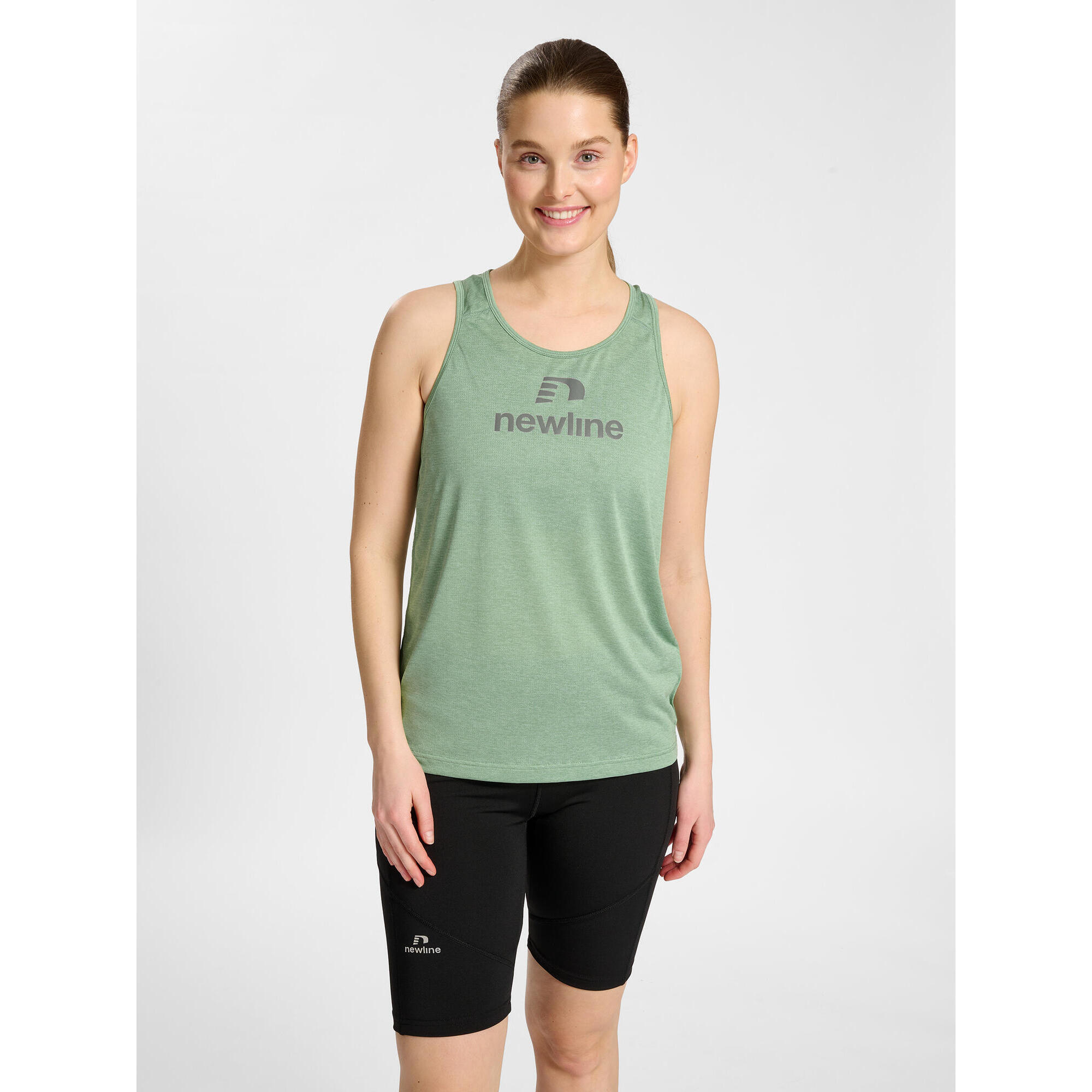 Newline - Enfiler T-shirt Nwlfontana Femme Newline - Chemise Sans Manche - Vert - 36 Xs - Decathlon