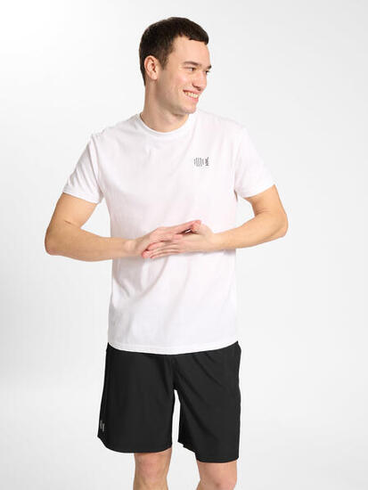 Hmlcourt Cotton T-Shirt S/S T-Shirt Manches Courtes Homme