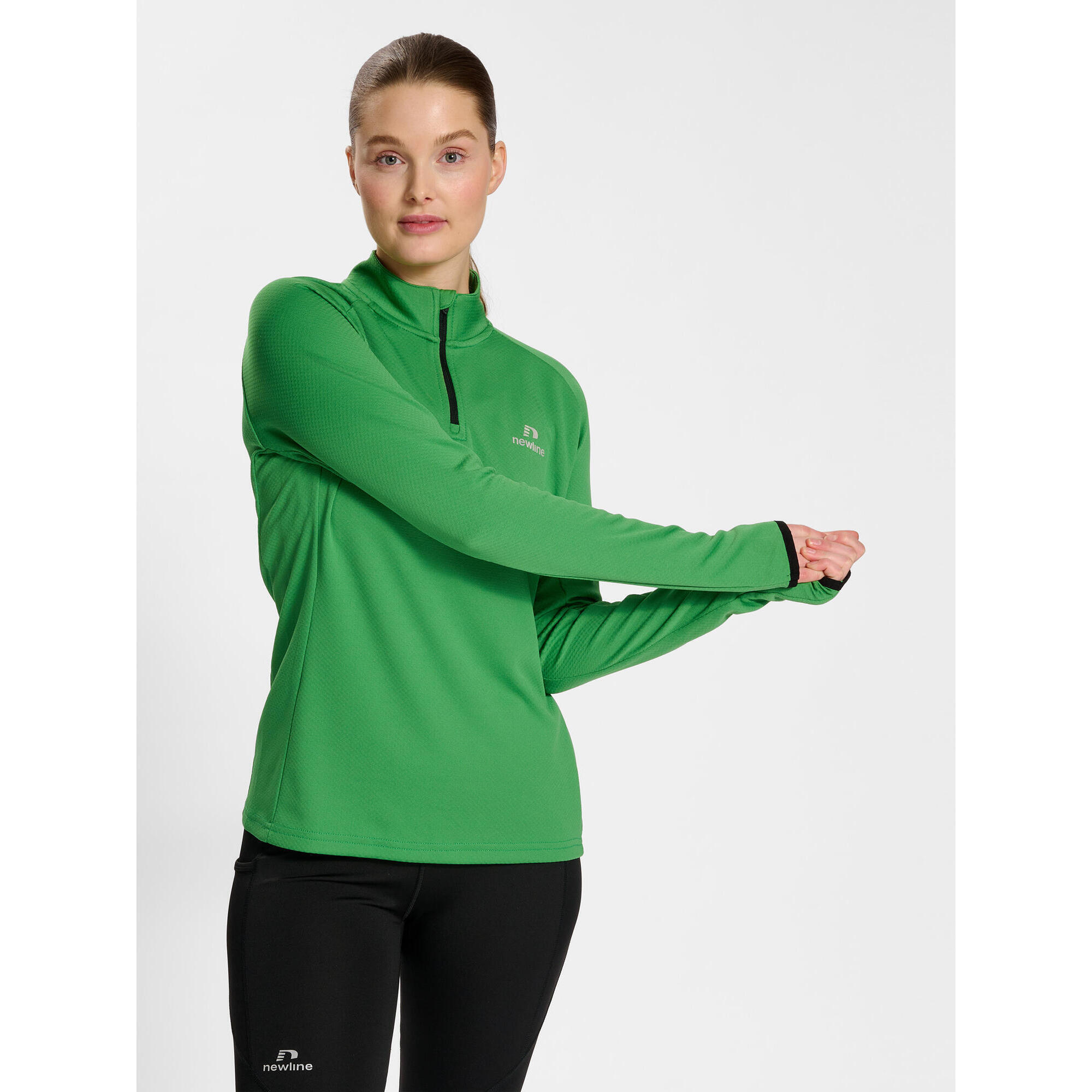 NEWLINE Felpa donna 1/2 zip manica lunga Newline Phoenix