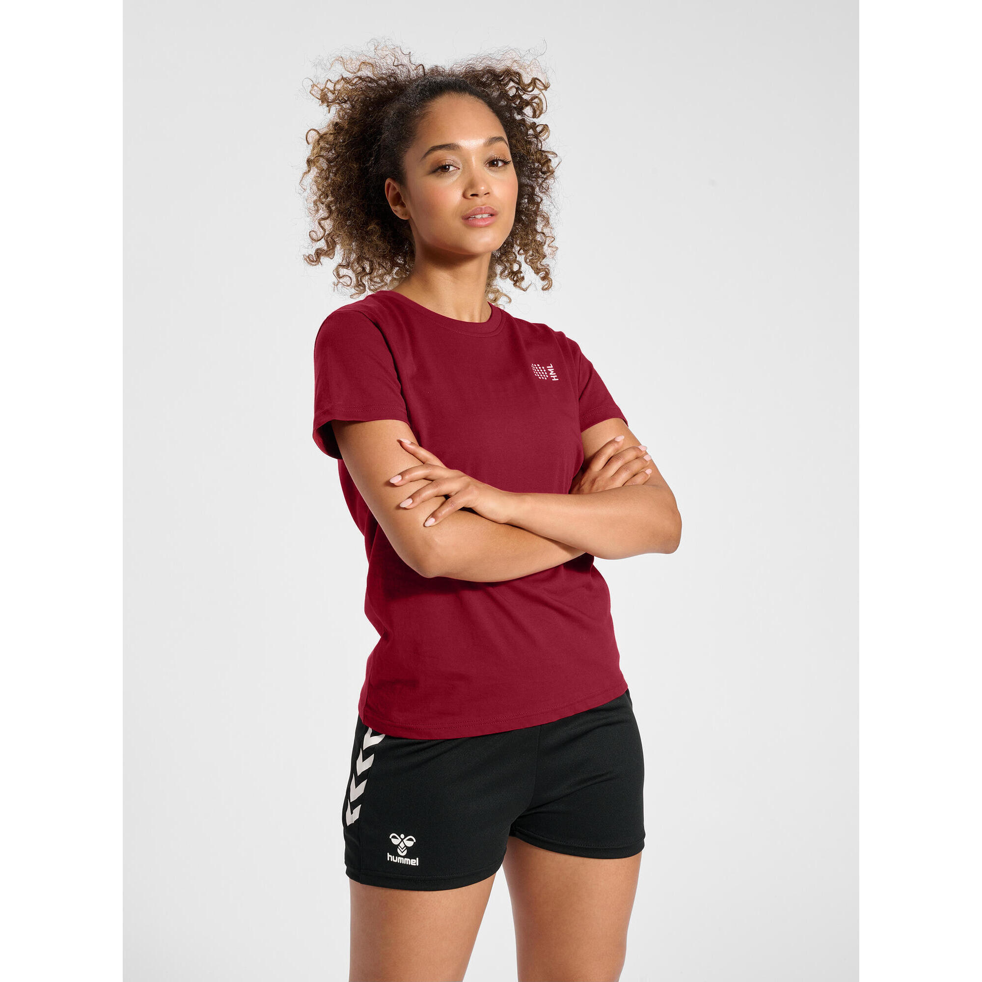 Hmlcourt Cotton T-Shirt S/S Woman T-Shirt Manches Courtes Femme 1/7