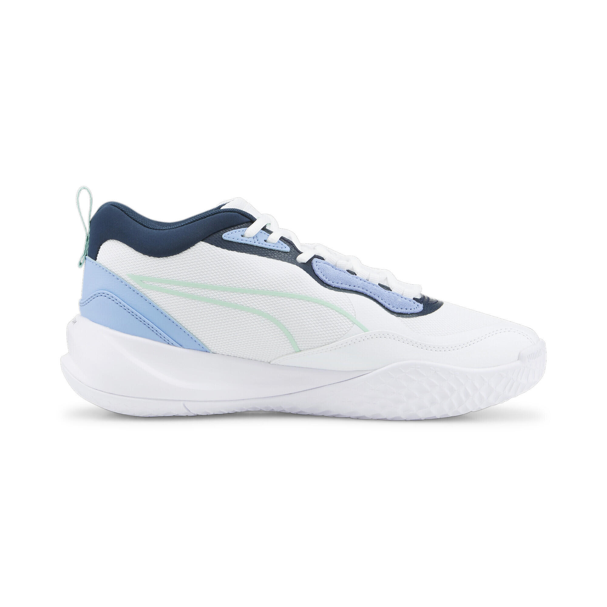 Playmaker Pro Basketballschuhe Herren PUMA White Minty Burst Green 5/7