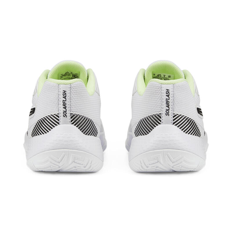 Solarflash II Hallen-Sportschuhe Jungen PUMA White Black Fizzy Light Yellow