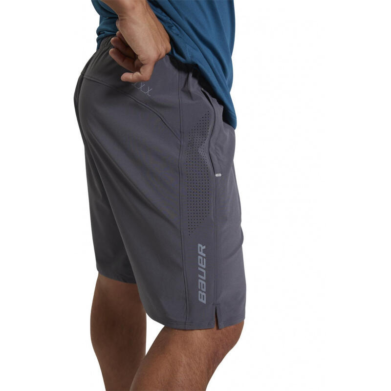 Bauer - Short Bauer Fleece Train - Short - Gris - 38 S - Decathlon