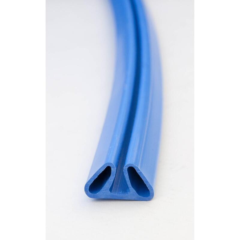 Stahlwandpool achtform 525x320x120cm, Stahl 0,6mm weiß, Folie 0,6mm
blau