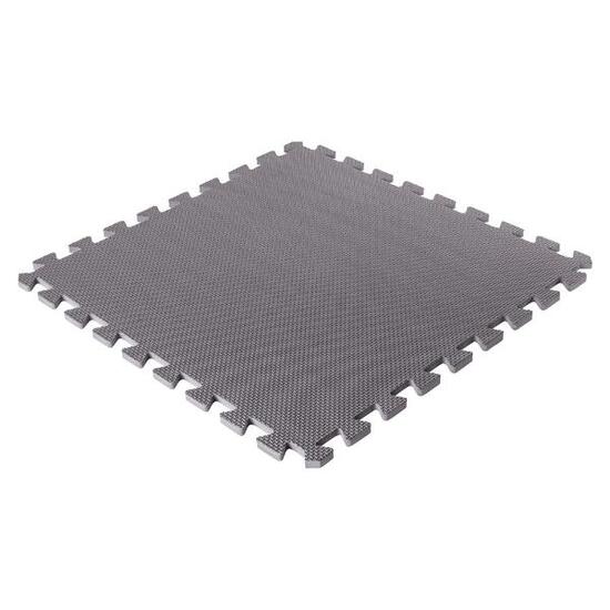 Bodenschutzmatten, grau, 500x500x8mm (8 Stück im Set = 2qm)