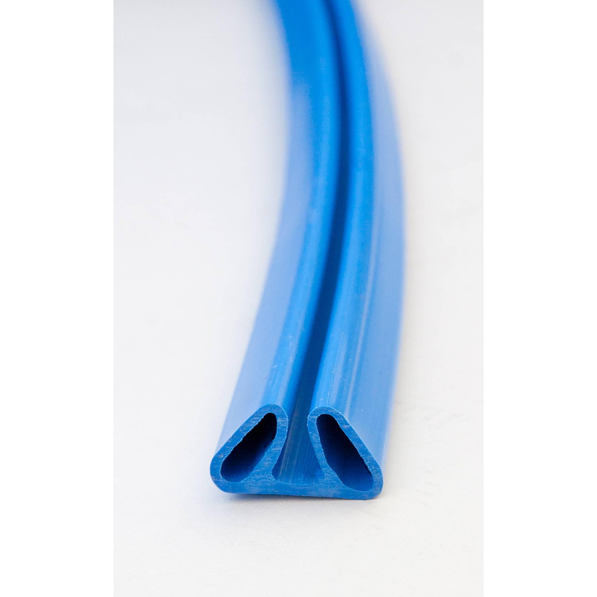 Stahlwandpool oval Exklusiv 700x350x120cm, Stahl 0,6mm weiß, Folie
0,6mm blau 7/7