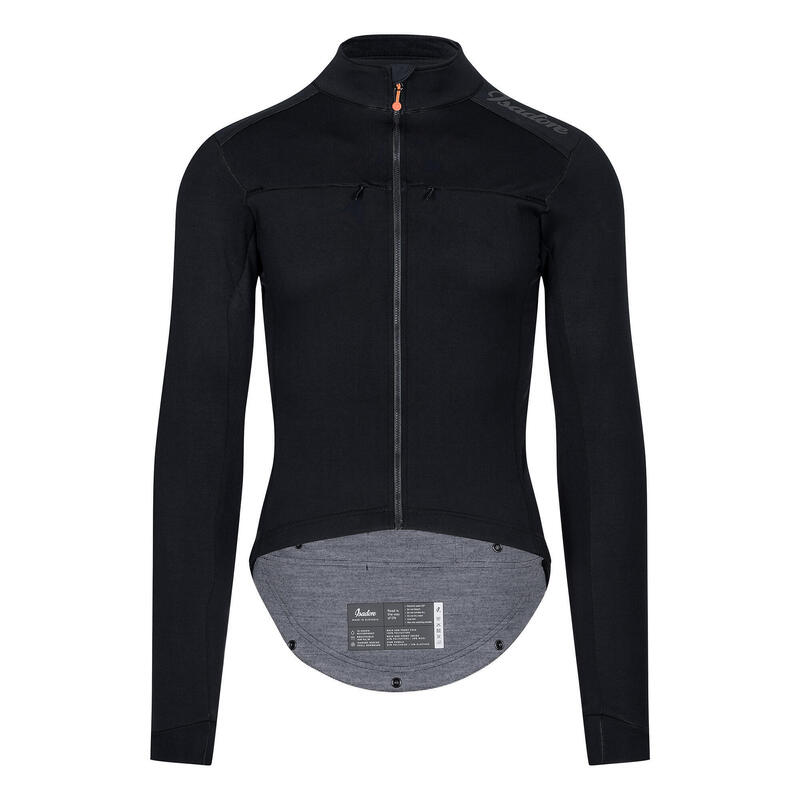 Veste de cyclisme pour hommes Softshell Avec des Lumières Intégrées Noir