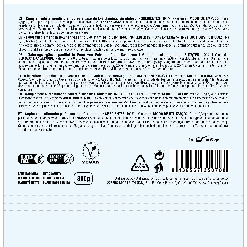 GLUTAMINE 300G 4/4