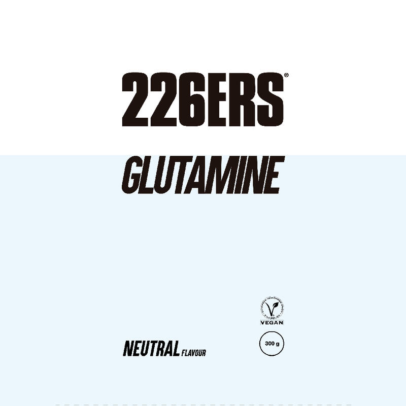 Suplemento vitaminico GLUTAMINA en polvo 300Gr - 226ERS