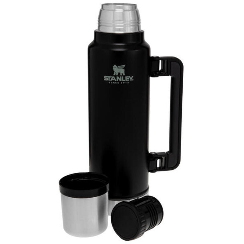 Isolierflasche 1,4L 'Classic' Thermoskanne Kaffee Doppelwandig - Wandern Fahrrad