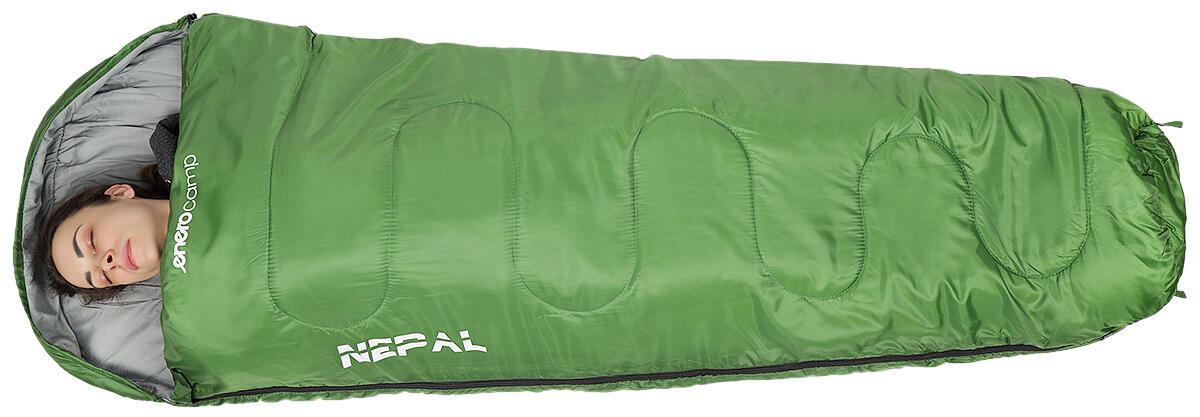 Schlafsack - Nepal, dunkelgrün 2/7