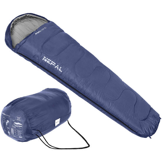 Śpiwór kempingowy Enero Camp Nepal 210X80x50cm mumia.