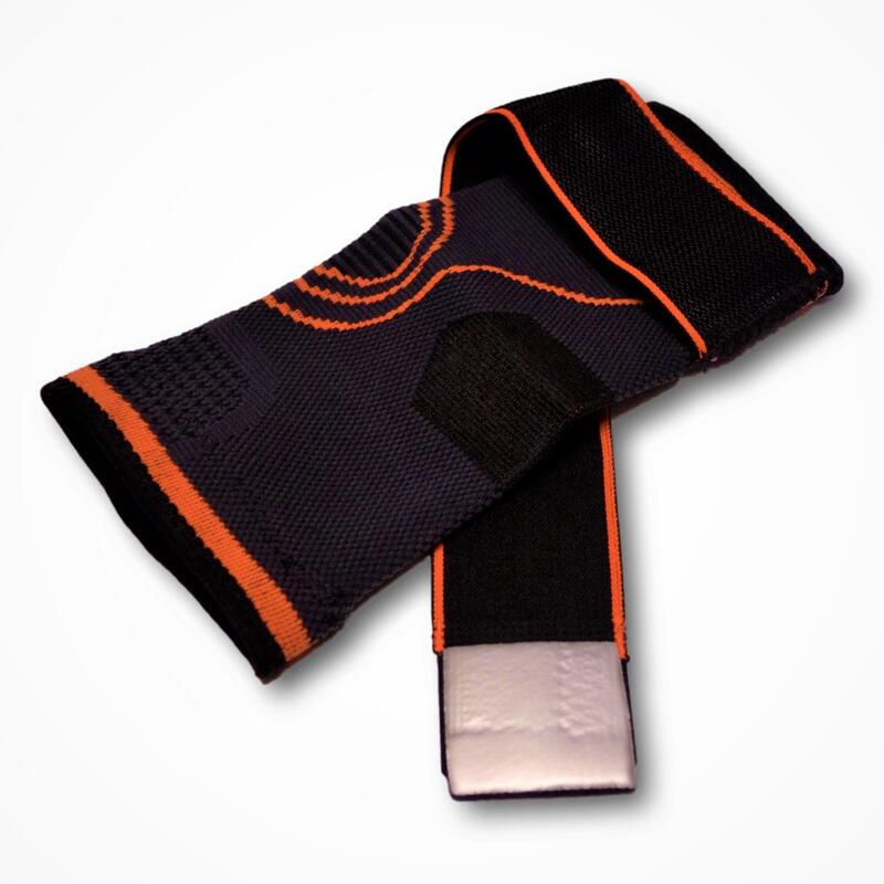Coudière Élastique avec Sangles de Compression INDIGO Noir-Orange