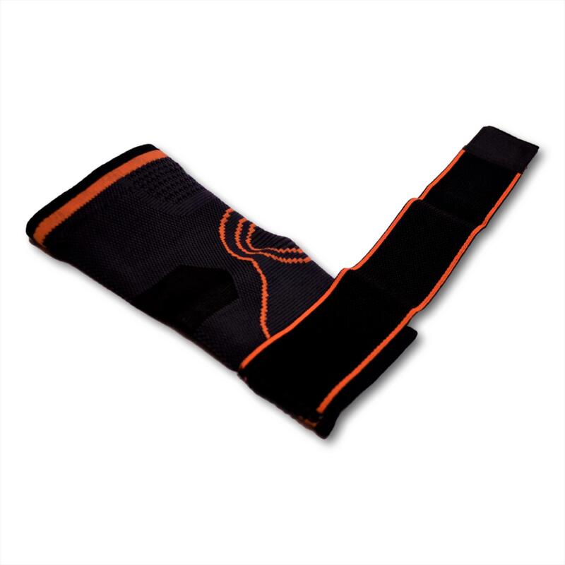 Coudière Élastique avec Sangles de Compression INDIGO Noir-Orange