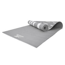 Tapis de yoga, 4mm, double face, noir